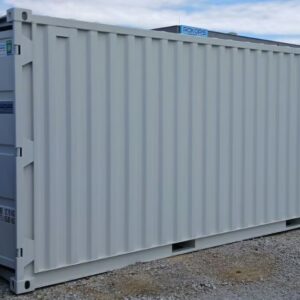 20' storage container with electrical equipment